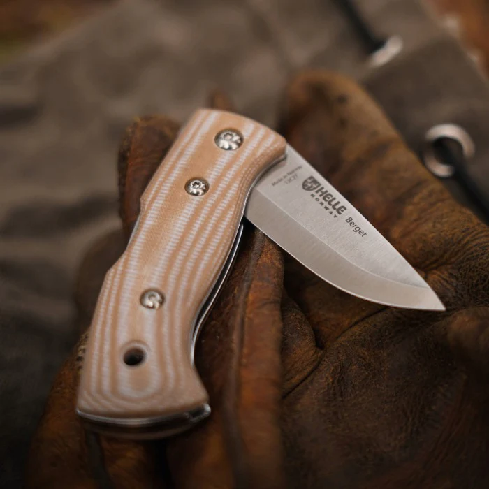 Berget - Beige Canvas Micarta Knife - Image 4