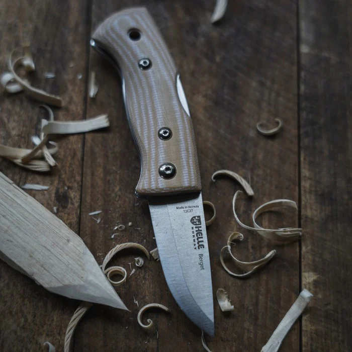 Berget - Beige Canvas Micarta Knife - Image 6
