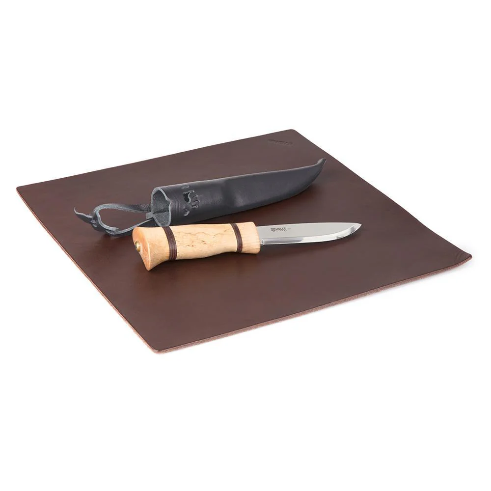 Leather 1 square foot, Dark brown - Image 2