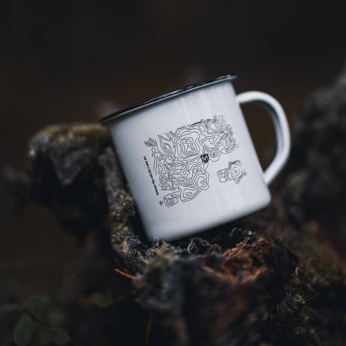 Helle Map Enamel Cup - Image 3